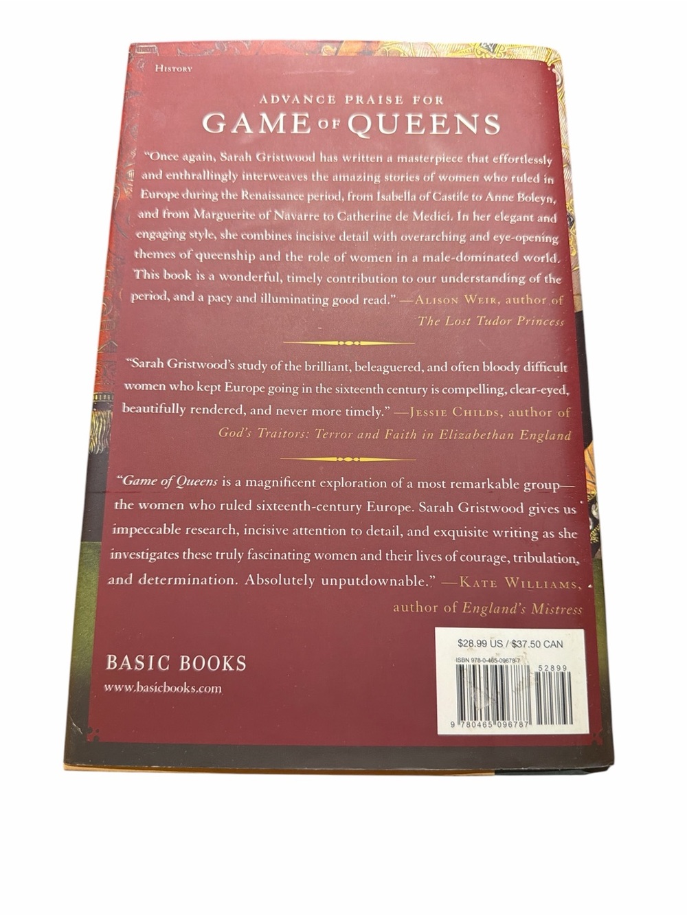 Game of Queens Sarah Gristwood Hardcover History Renaissance Europe - Picture 2 of 4